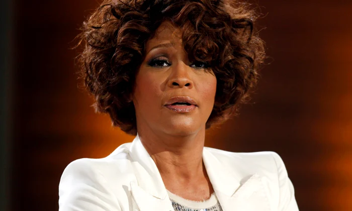 Singer Whitney Houston looks on on the German TV game show "Wetten Dass" (Bet it   ?) in Freiburg jpeg