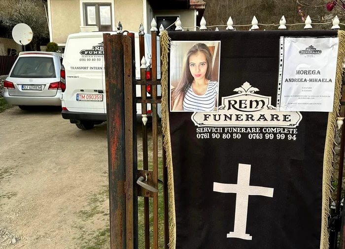 Andreea Morega va fi înmormântată în comuna Padeș SURSA Rem Funerare