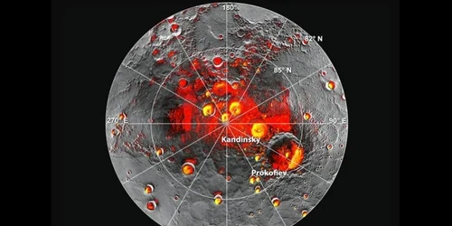 mercur gheata descoperire nasa