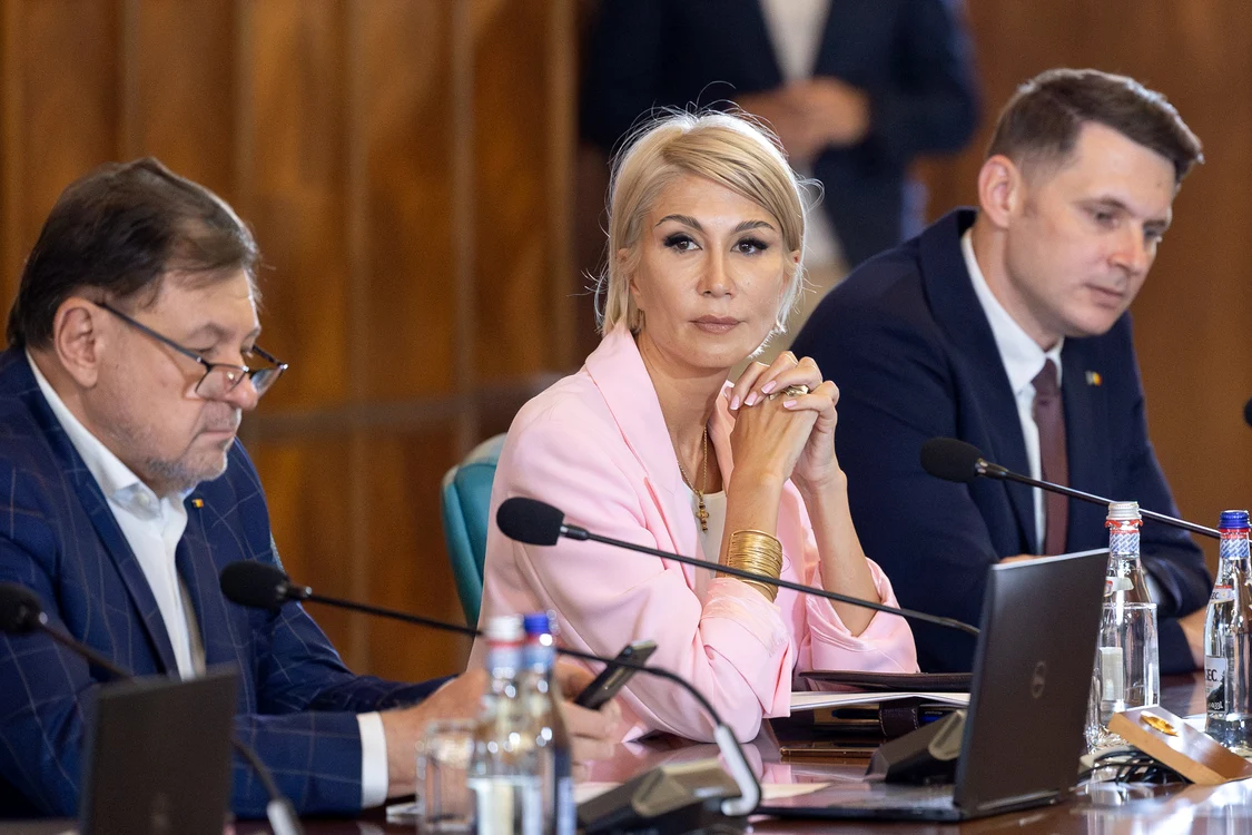 Raluca Turcan, ministrul Muncii FOTO: GOV
