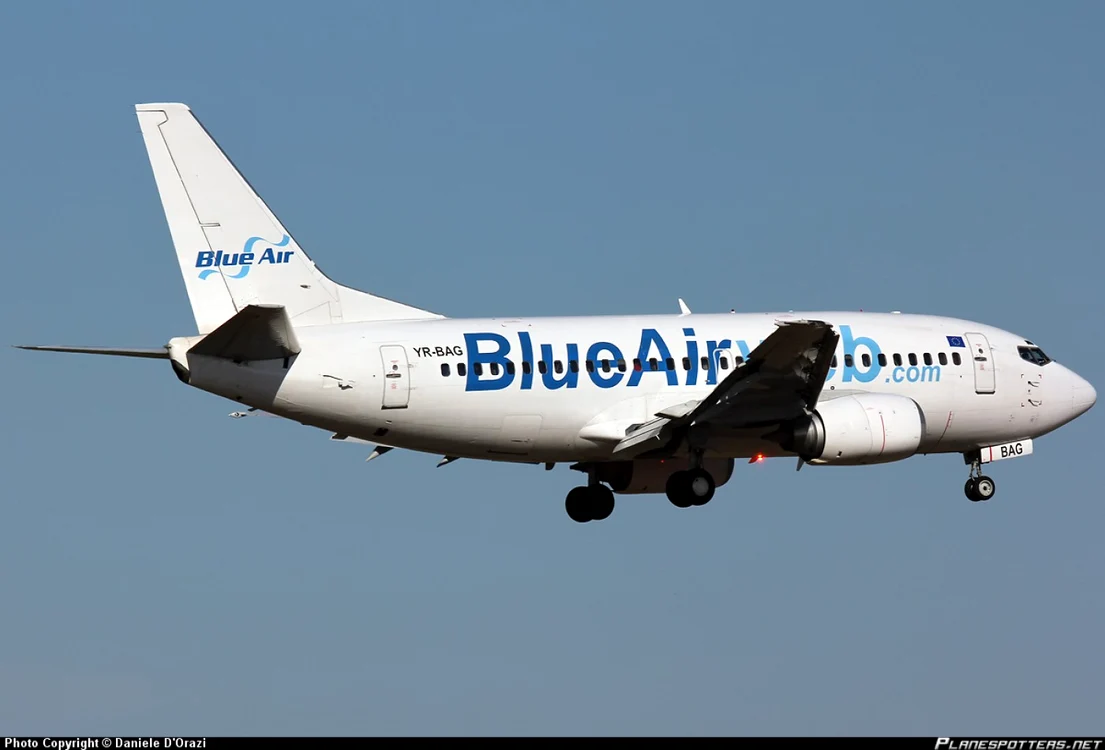 Blue Air a operat curse cu avionul care s-a prăbuşit duminică în Rusia în perioada 2005-2008 FOTO blueairweb.com