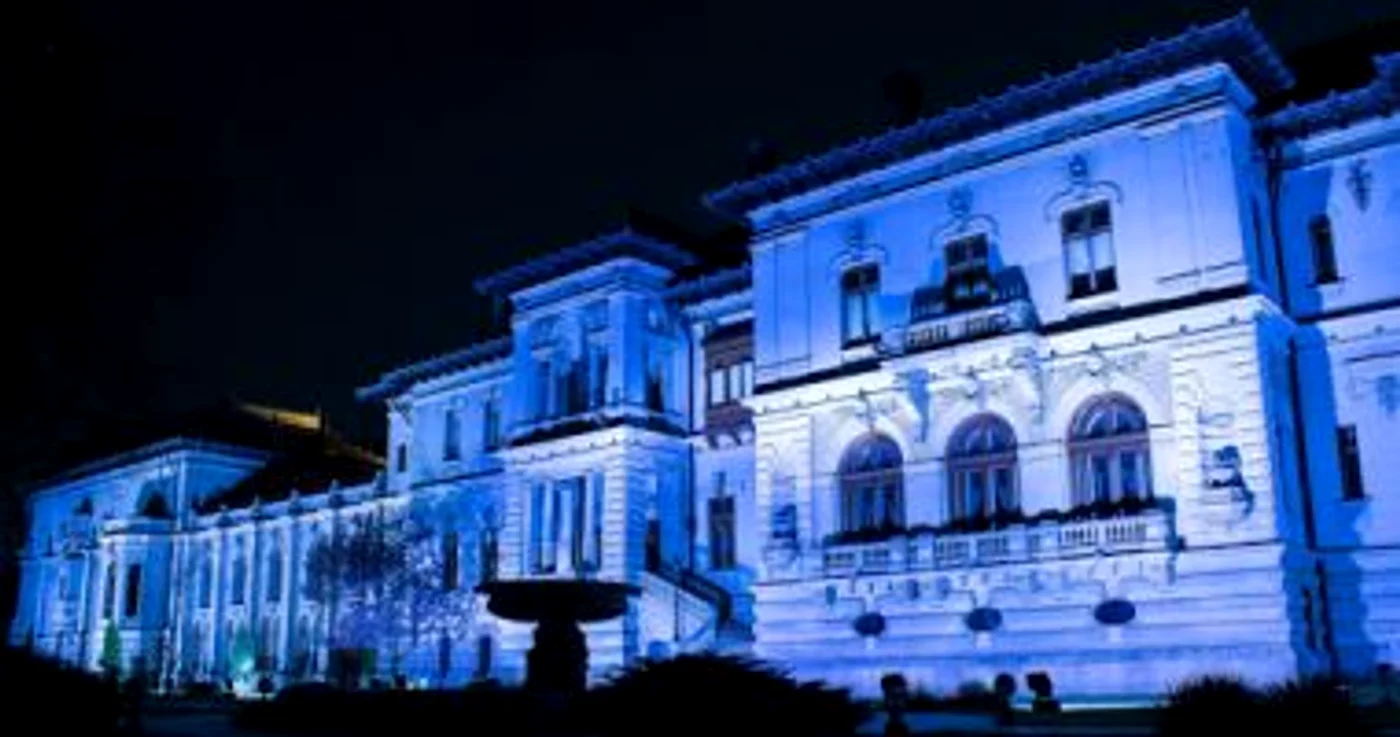Administraţia Prezidenţială s-a alăturat mişcării Ora Pâmântului 2020, iar în intervalul orar 20.30-21.30 iluminatul Palatului Cotroceni a fost întreruptFoto: adevarul.ro/arhiva