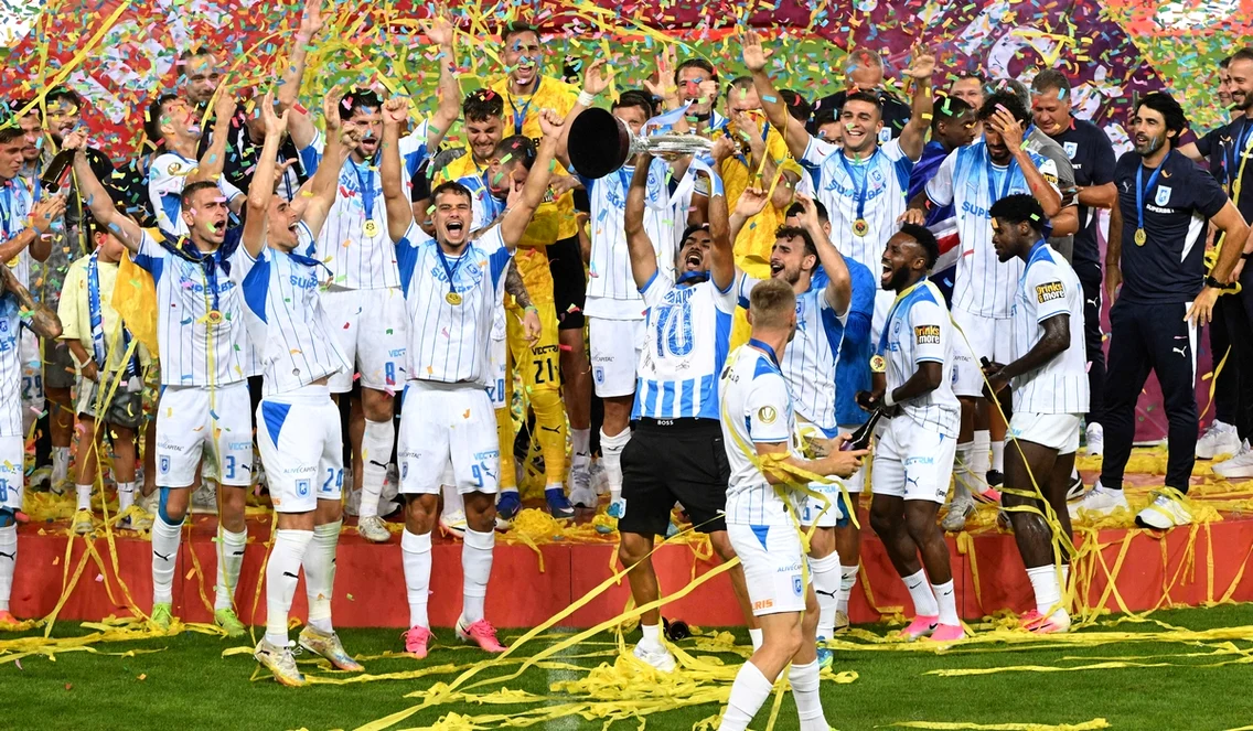 Universitatea Craiova, câștigătoarea Supercupei României (FOTO: Sportpictures)