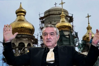 Gigi Becali Biserica Pipera colaj facebook jpeg