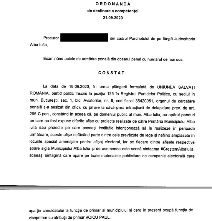 panouri electorale alba dna