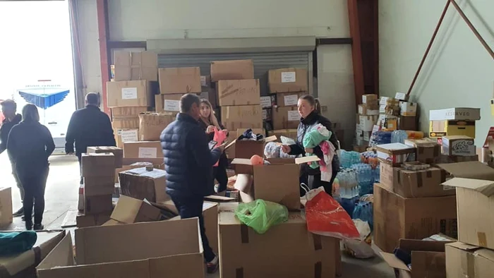 Un nou transport cu ajutoare a plecat din Gorj spre Ucraina Foto: Facebook/Gorj pentru Ucraina