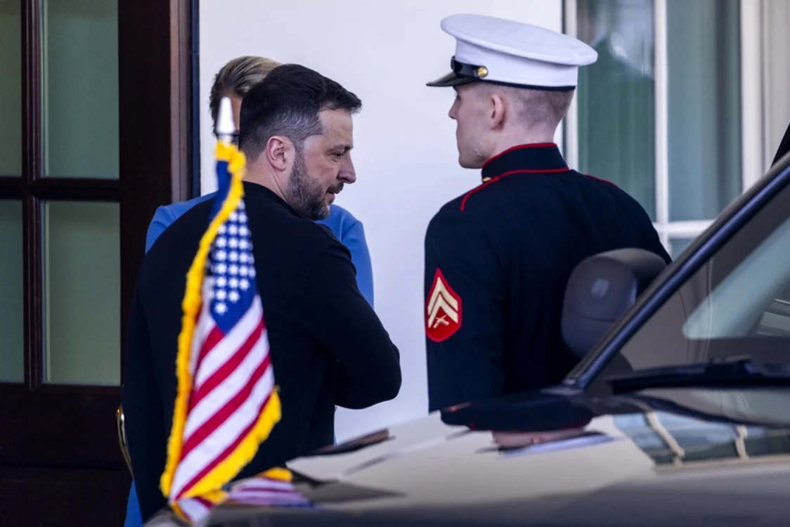 Zelenski a părăsit devreme Casa Albă FOTO EPA-EFE