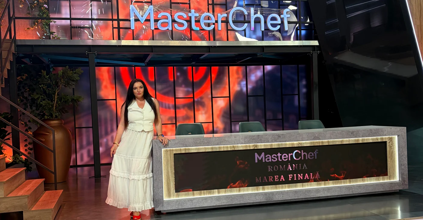 Reporterul Click! Alina Erimia, la filmările MasterChef