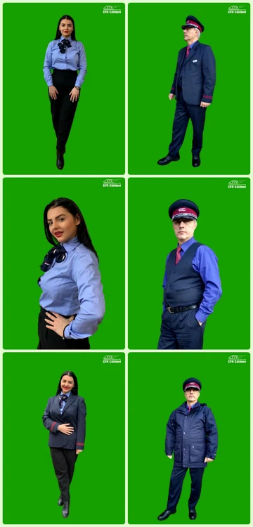 CFR Călători introduce noi uniforme pentru personal, în culorile bleumarin, bleu şi vişiniu