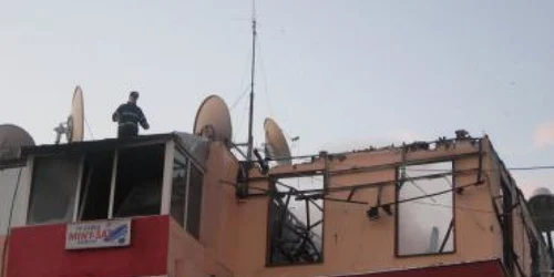 Bacău: Studioul de televiziune din comuna Sascut s-a făcut scrum (GALERIE FOTO ȘI VIDEO)