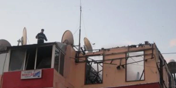 Bacău: Studioul de televiziune din comuna Sascut s-a făcut scrum (GALERIE FOTO ȘI VIDEO)
