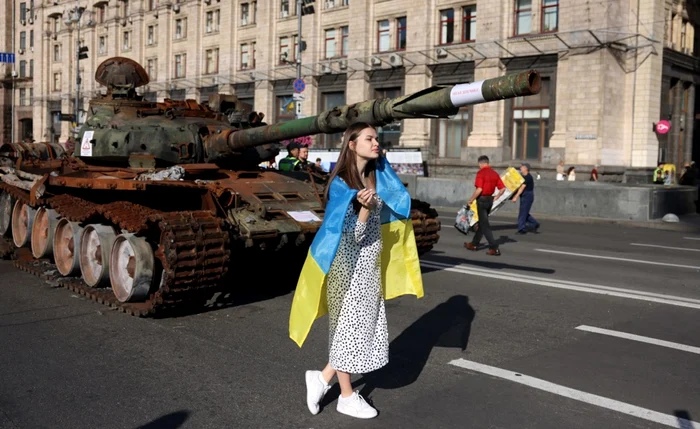 Ucraina sărbătorește pe 24 august Ziua Independenței FOTO EPA-EFE