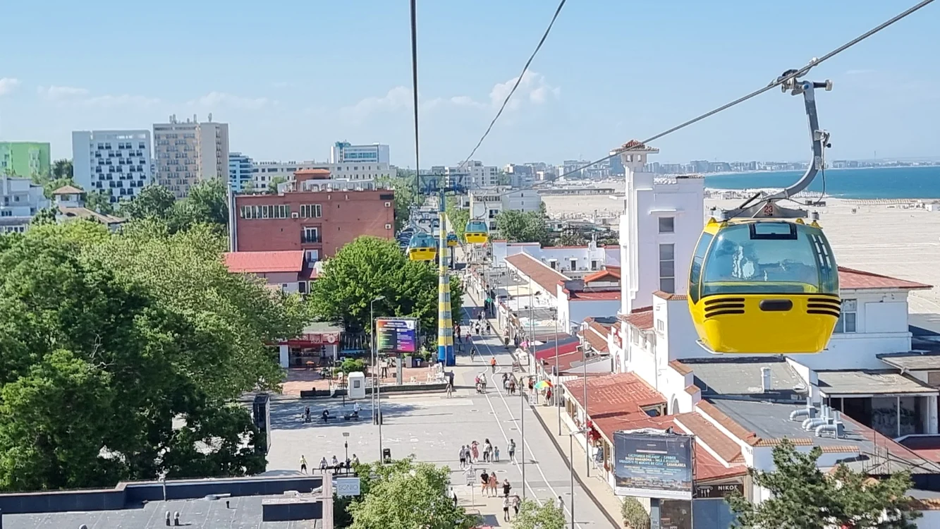 Telegondola din Constanța, una din atracțiile litoralului