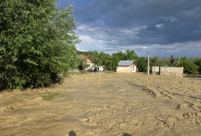 Viitură în județul Vrancea FOTO: ISU Vrancea