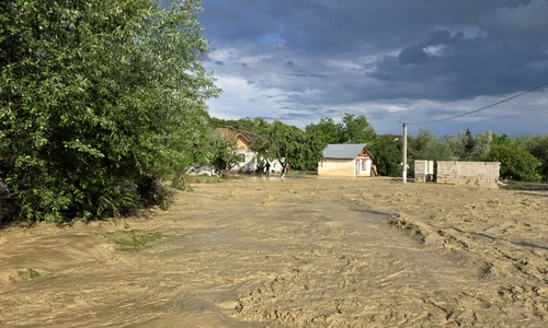 Viitură în județul Vrancea FOTO: ISU Vrancea