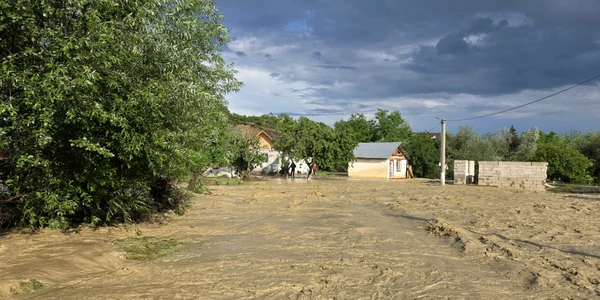 Viitură în județul Vrancea FOTO: ISU Vrancea