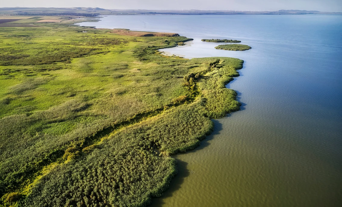 Delta Dunării privită de sus. Sursă FOTO: Rareș Beșliu