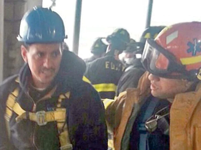 Când s-a văzut lângă salvatori,  Juan Lizama a simţit că se mai naşte o dată