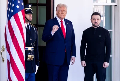 Întâlnirea dintre Donald Trump și Volodimir Zelenski. FOTO EPA-EFE