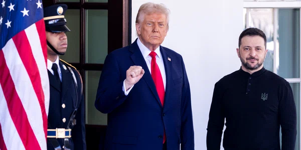 Întâlnirea dintre Donald Trump și Volodimir Zelenski. FOTO EPA-EFE