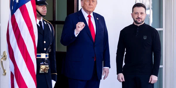 Întâlnirea dintre Donald Trump și Volodimir Zelenski. FOTO EPA-EFE