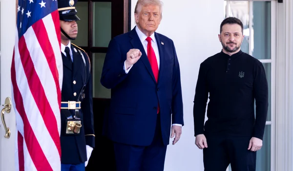 Întâlnirea dintre Donald Trump și Volodimir Zelenski. FOTO EPA-EFE