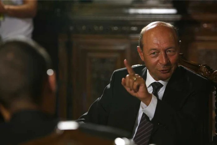 Preşedintele Traian Băsescu "La Masa Adevărului" / Foto: Eduard Enea