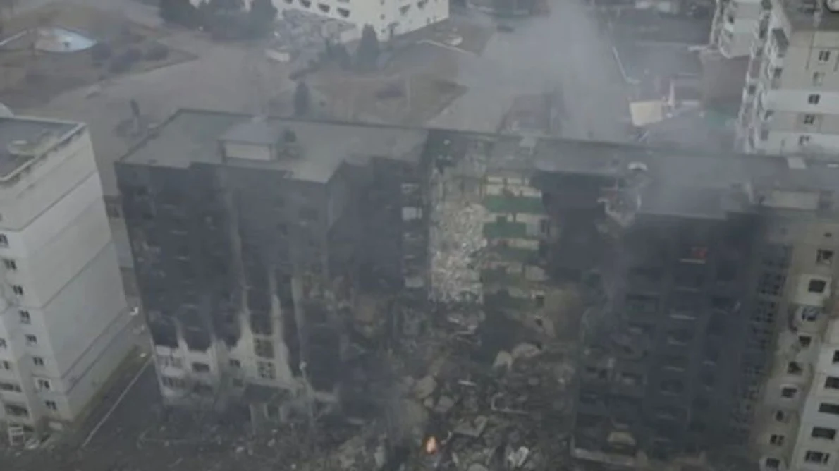 VIDEO // Imagini realizate cu ajutorul unor drone arată consecinţele oribile ale unui atac rusesc asupra unui oraş din Ucraina jpeg