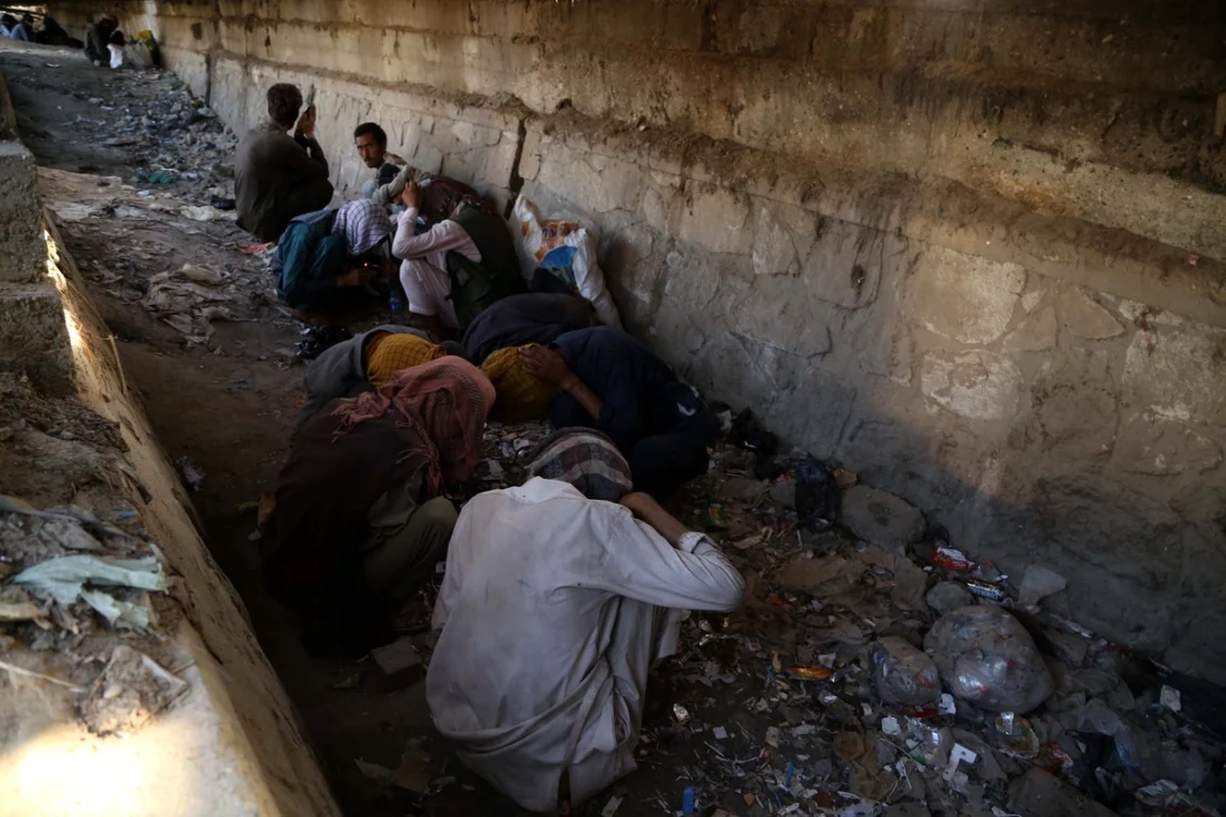 Dependenţi de droguri în Afganistan 20 iunie 2020 FOTO EPA-EFE