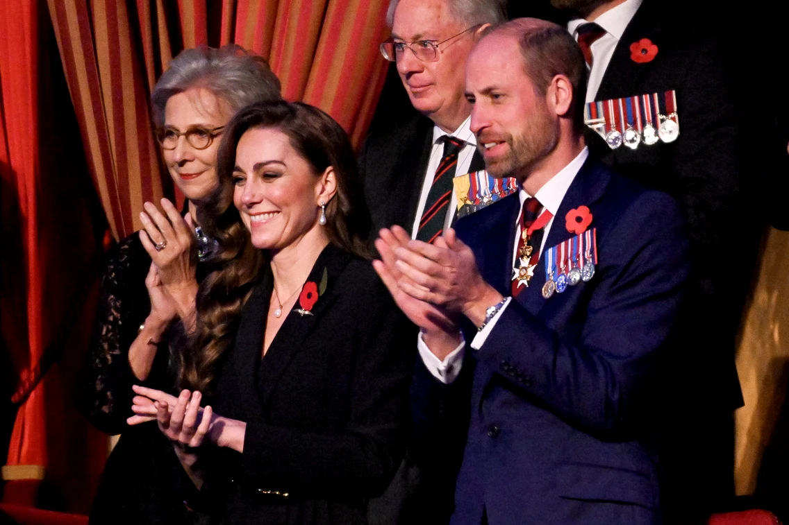 Kate Middleteon și Prințul William la Ziua Comemorării