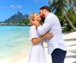 Luna de miere  a lui Răzvan Vasile a fost idilică, cu peisaje feerice, în locuri de poveste: Tahiti și Bora Bora