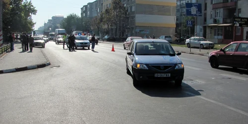 Victima a fost transportată imediat la spital