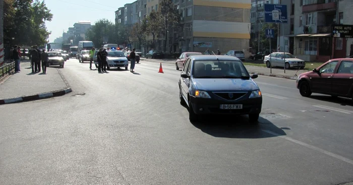 Victima a fost transportată imediat la spital