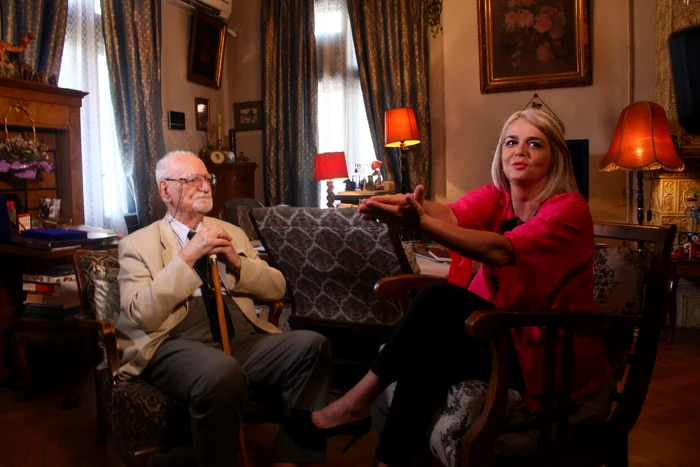 Iuliana Mariuc a fost invitată în vila celebrului istoric