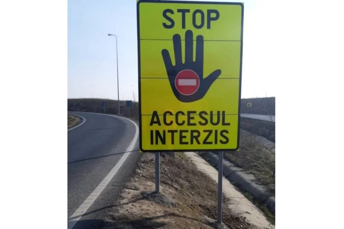 indicatoare acces autostrada