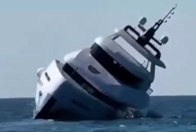 un iaht se scufunda in Turcia jpg