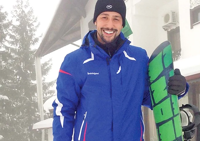 Prezentatorul emisiunii Click! de la Prima TV a învăţat să se dea cu placa pe zăpadă, în doar câteva ore