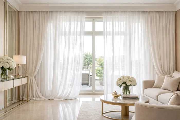 Perdele albe ca la hotel - Foto: Pixabay 