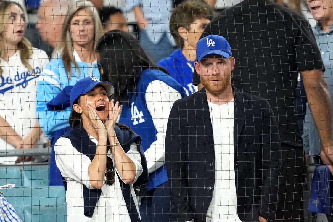 Harry & Meghan la un meci Dodgers, Profimedia (1) jpg