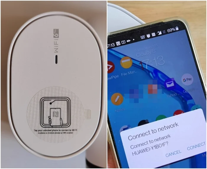 HUAWEI WiFi Mesh 3 smartphone NFC