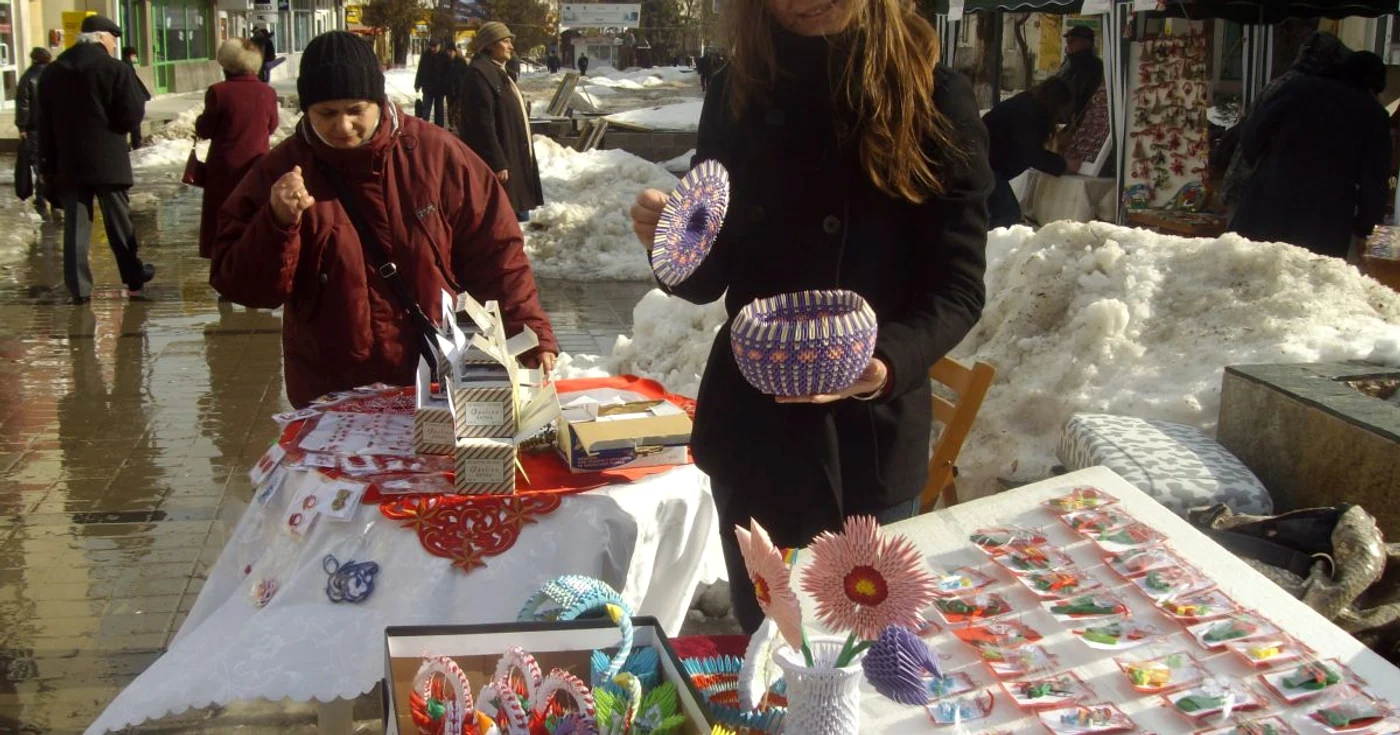 Origami 3D la Târgul Mărţişorului