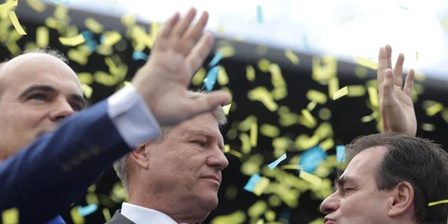 Miting PNL - Piaţa Victoriei - Rareş Bogdan - Klaus Iohannis - Ludovic Orban / FOTO Inquam Photos / Octav Ganea / 18 mai 2019