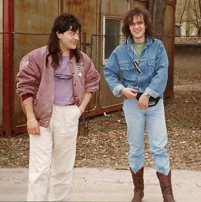 Leo Iorga, alături de fratele său, Cristi Foto: Facebook