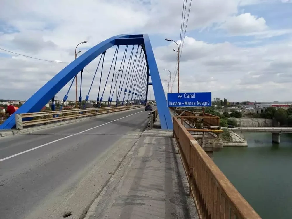 Podul rutier de la Murfatlar FOTO: Constanța 100%