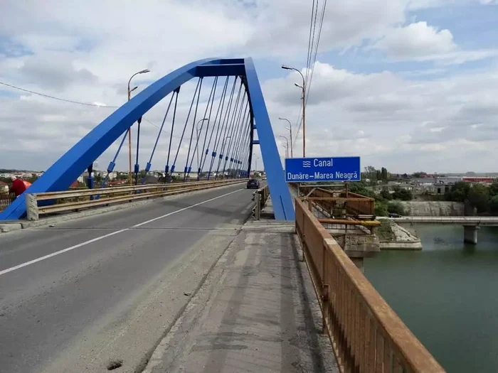 Podul rutier de la Murfatlar FOTO: Constanța 100%