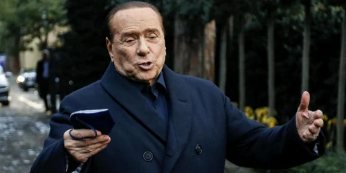 Silvio Berlusconi la o reuniune a partidelor de centru dreapta la Villa Grande din Roma FOTO EPA-EFE