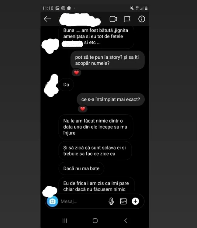 Mărturia unei victime