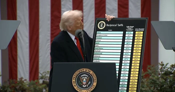 Donald Trump a amânat intrarea in vigoare a noilor taxe de import/FOTO:X