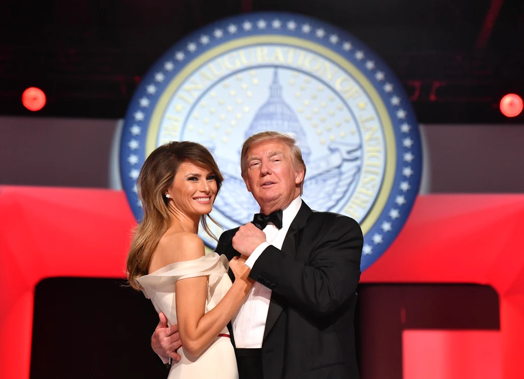 Melania Trump și Michelle Obamagetty