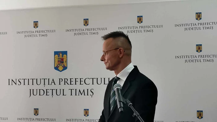Peter Szijjarto și Sorin Grindeanu s-au întâlnit la Timișoara FOTO Ștefan Both
